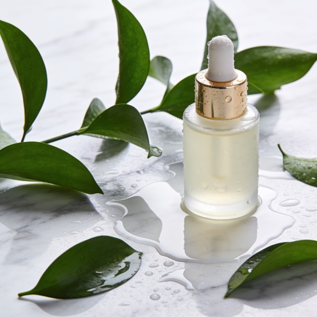 Skincare product ad