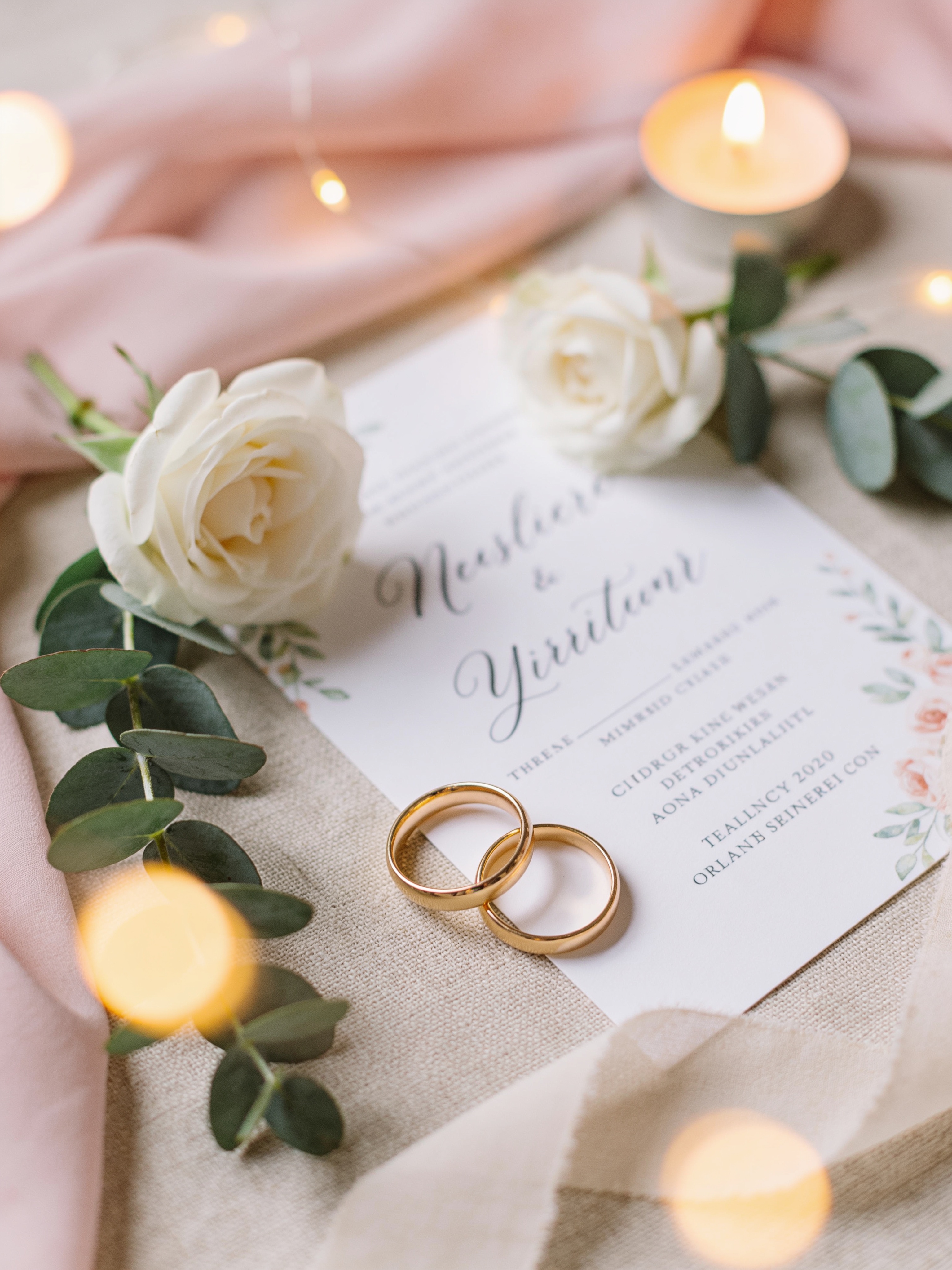 Wedding invitation art